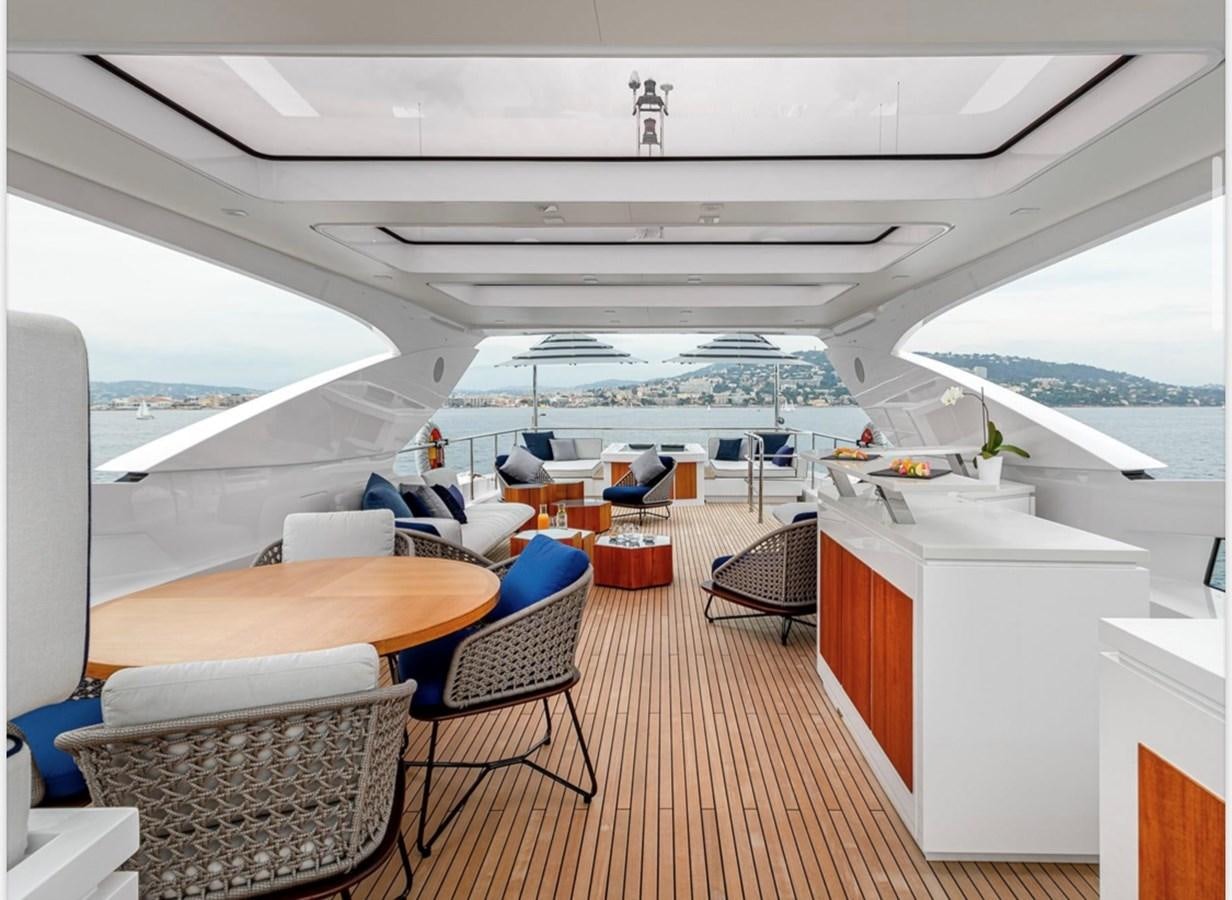 inside of a boat aboard MILLESIME Yacht for Charter