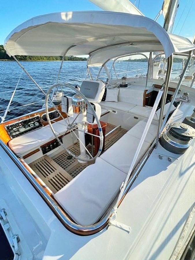 the front of a boat aboard SIROCCO Yacht for Sale
