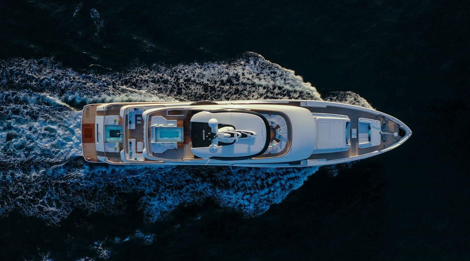 a satellite in space aboard C Yacht for Sale