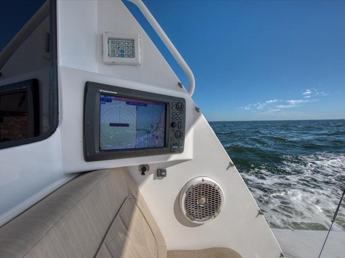 a view of the ocean from a cockpit of a plane aboard EVA VII Yacht for Sale