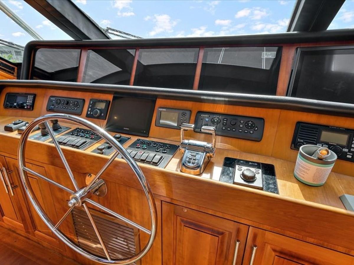 inside of a vehicle aboard EVA VII Yacht for Sale