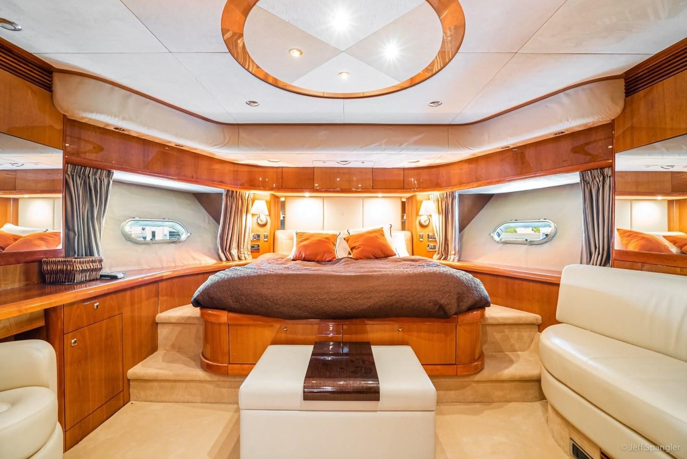 a large modern looking room aboard NAKOA Yacht for Sale