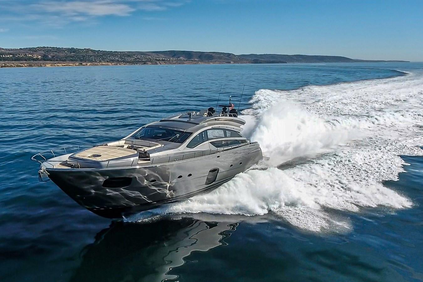 a helicopter on a water body aboard MO T0WN Yacht for Sale