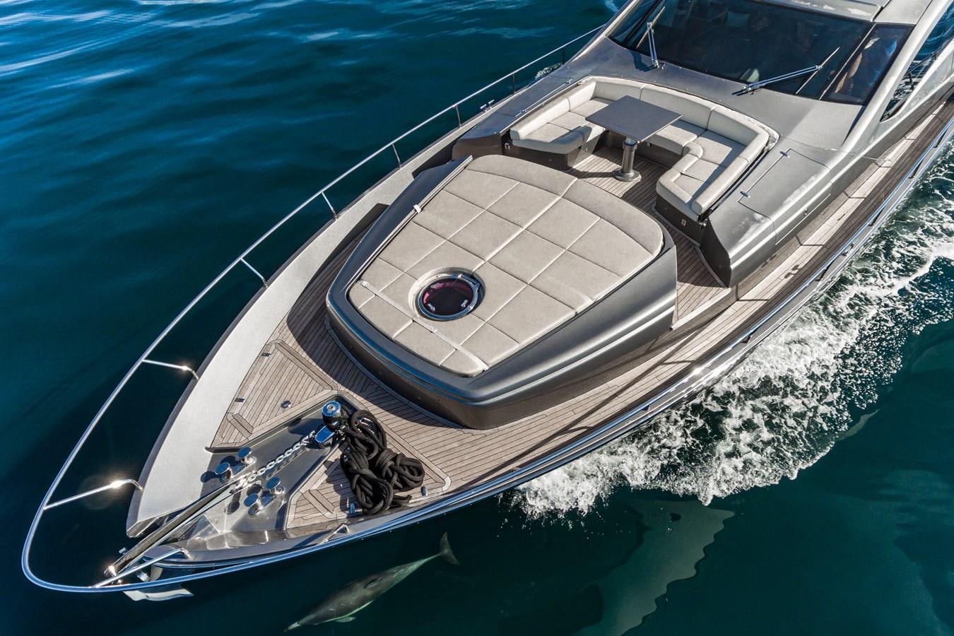 a boat on the water aboard MO T0WN Yacht for Sale
