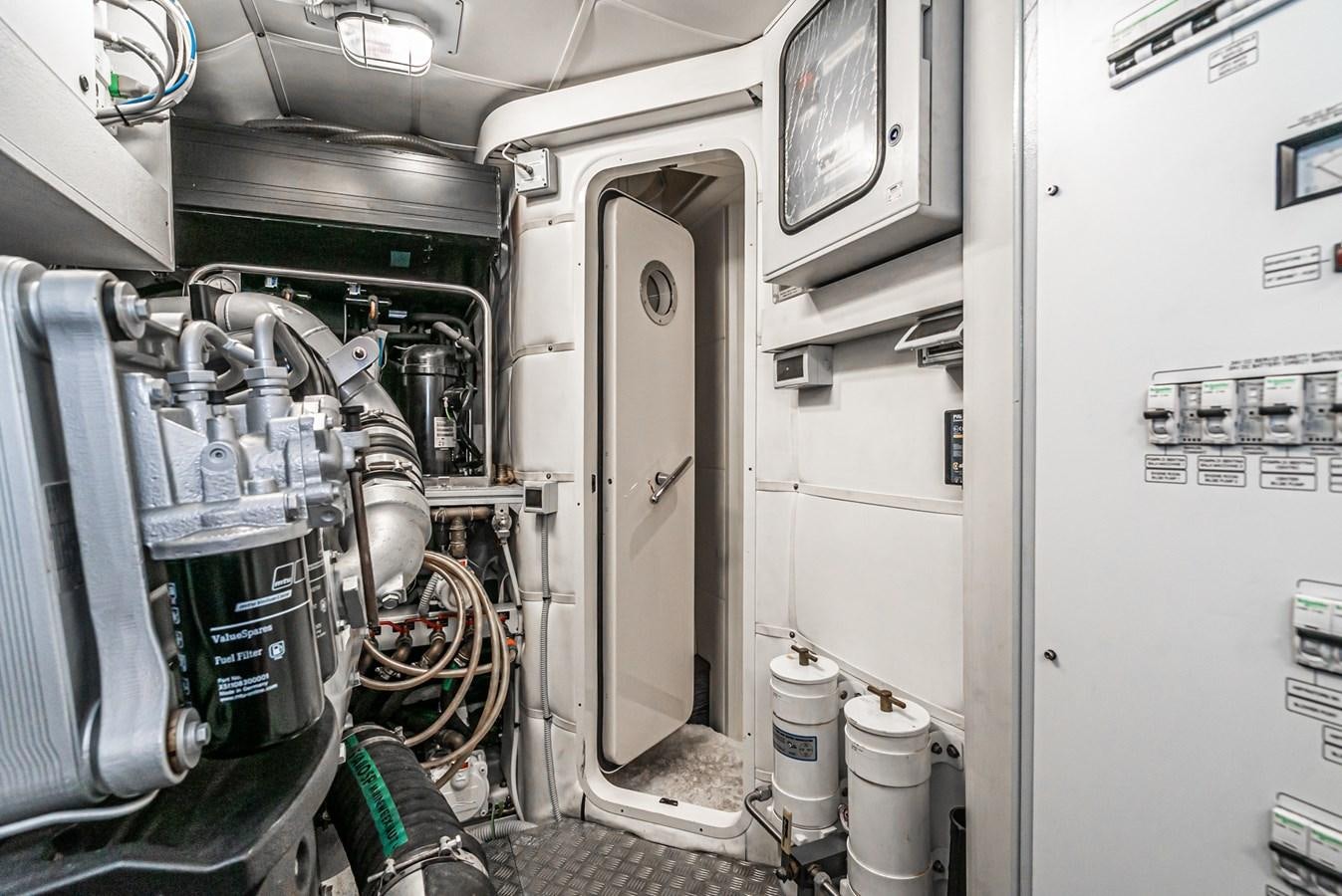 a machine in a room aboard MO T0WN Yacht for Sale