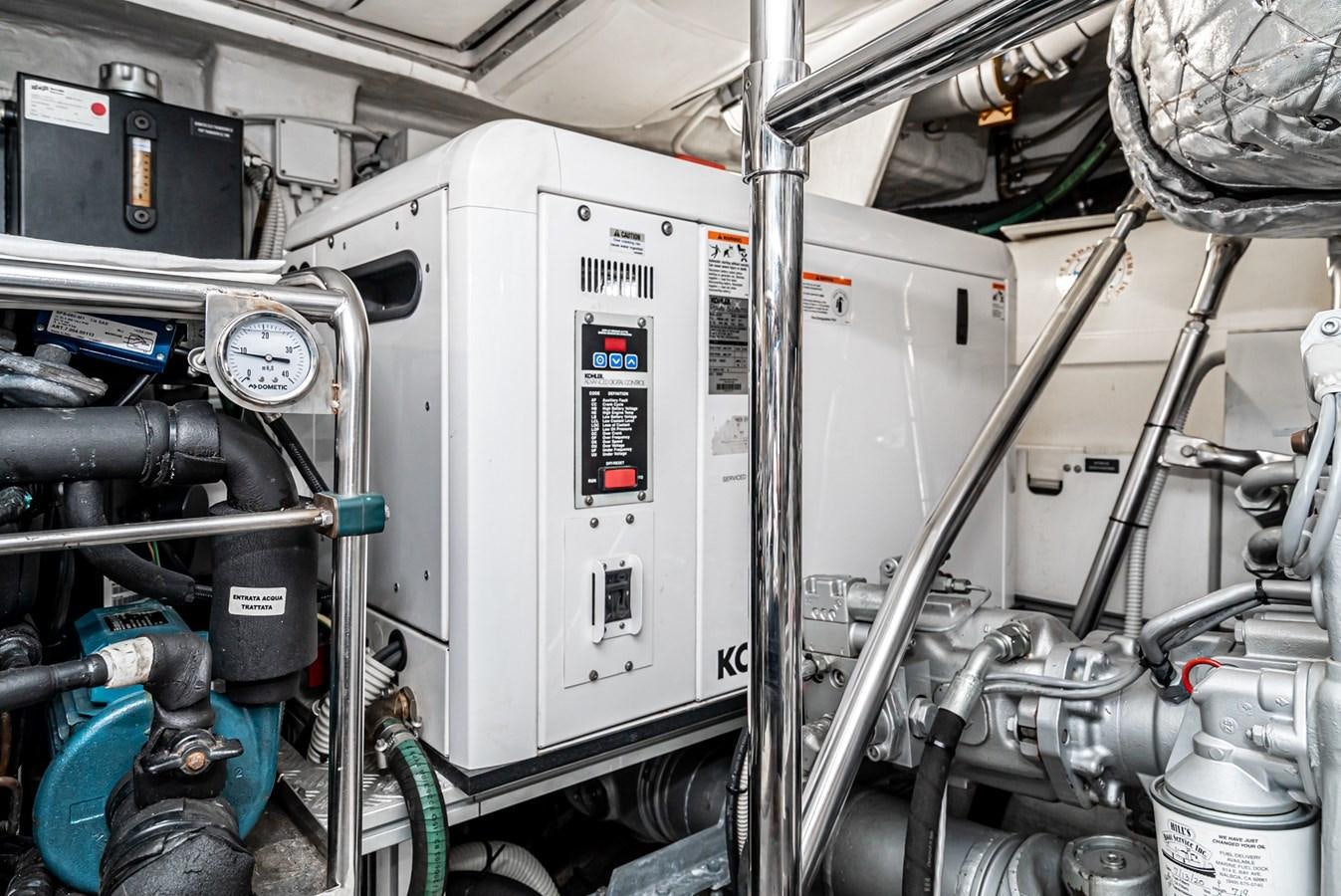 a machine with wires aboard MO T0WN Yacht for Sale