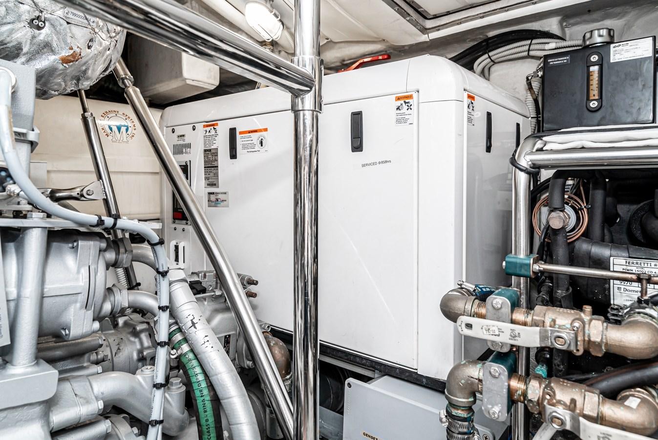 a machine with wires aboard MO T0WN Yacht for Sale