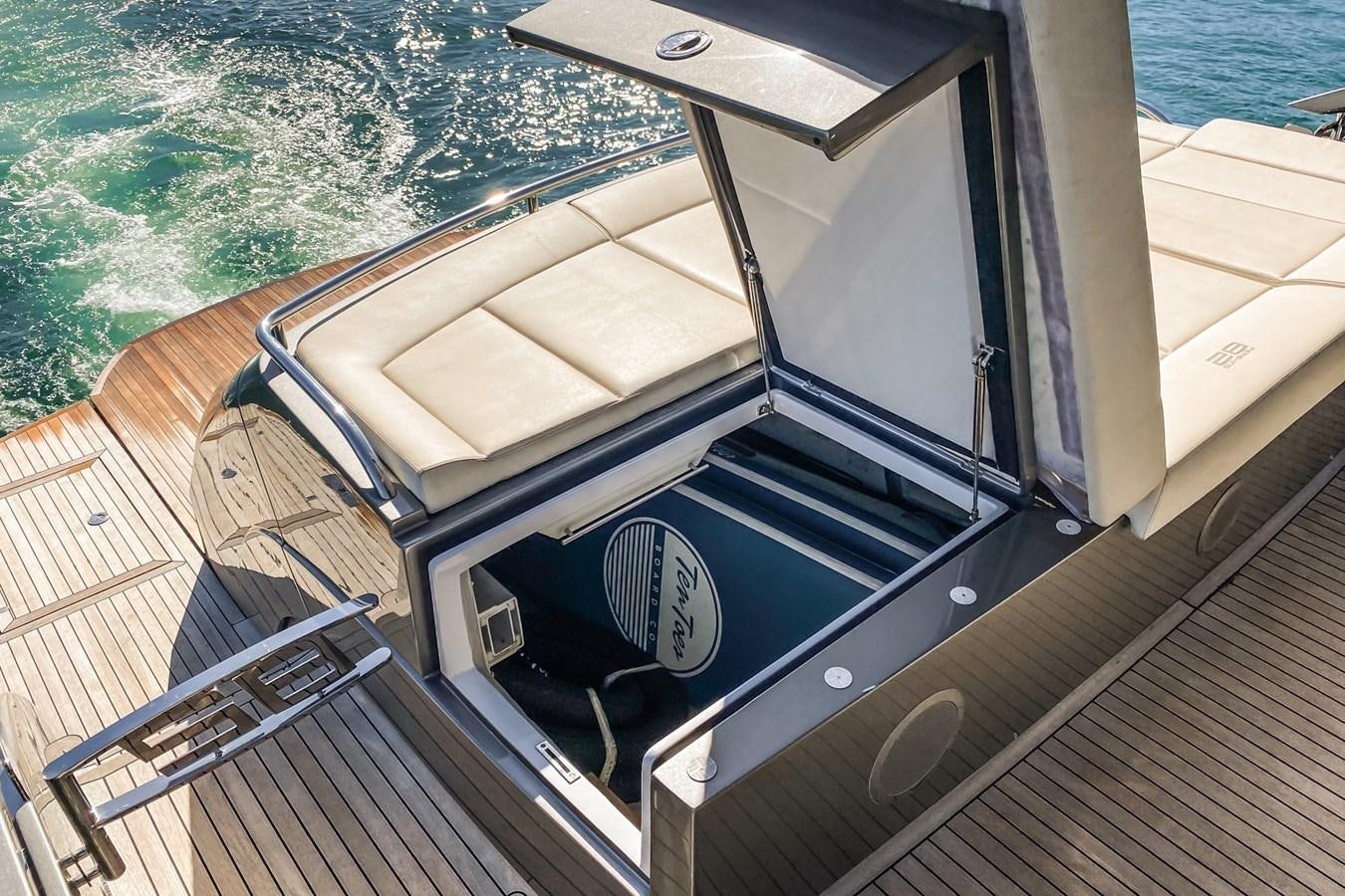 a boat on the water aboard MO T0WN Yacht for Sale