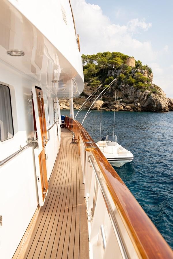 a boat on the water aboard ALDONZA Yacht for Sale