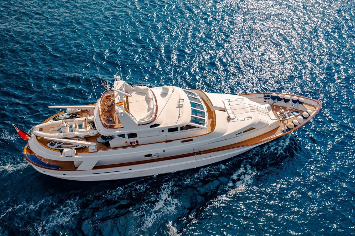 a boat in the water aboard ALDONZA Yacht for Sale
