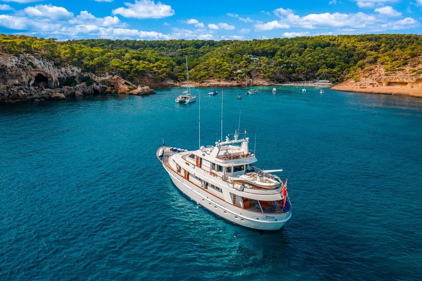 a boat on the water aboard ALDONZA Yacht for Sale