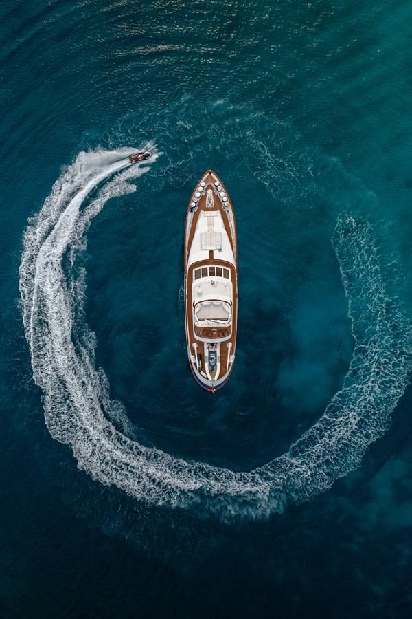 a boat in the water aboard ALDONZA Yacht for Sale