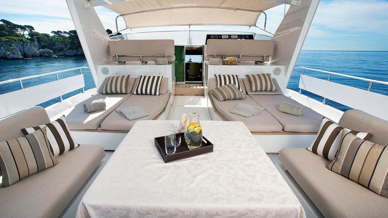 a boat on the water aboard SUNLINER X Yacht for Sale