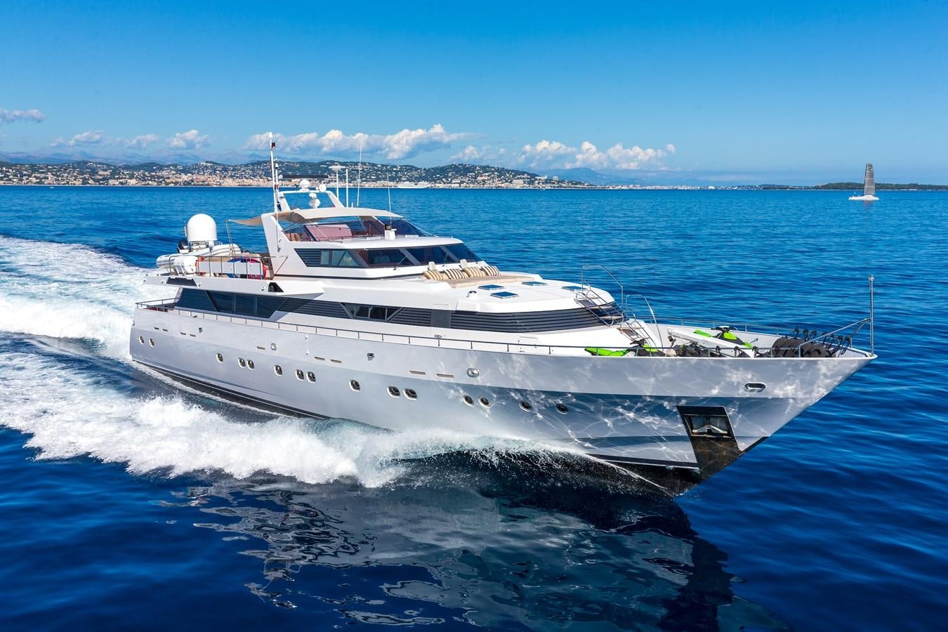 a boat on the water aboard SUNLINER X Yacht for Sale
