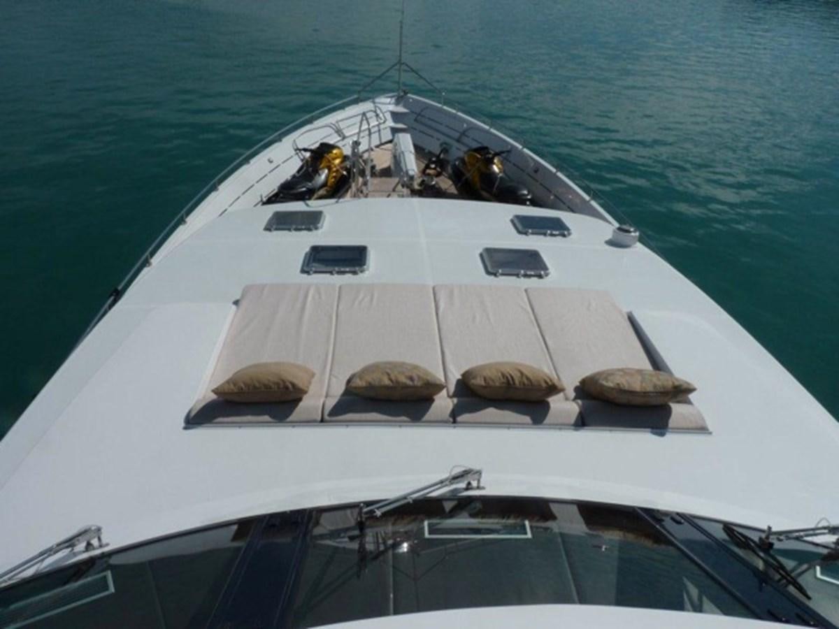 a boat with many hats on it aboard SUNLINER X Yacht for Sale