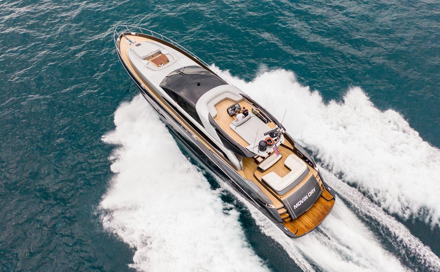 a space ship in the water aboard MOVIN DAY Yacht for Sale