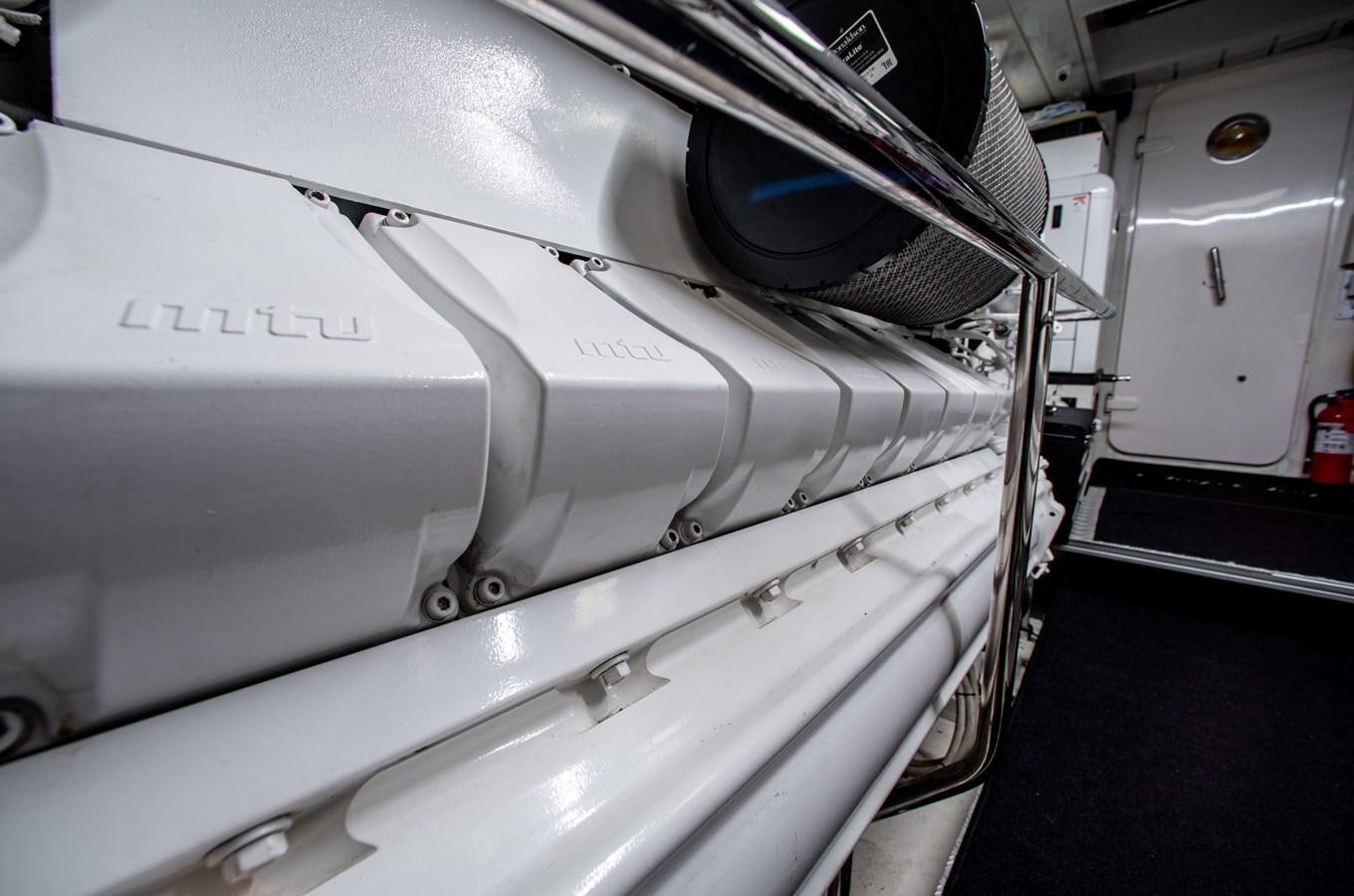 the inside of a car aboard MOVIN DAY Yacht for Sale