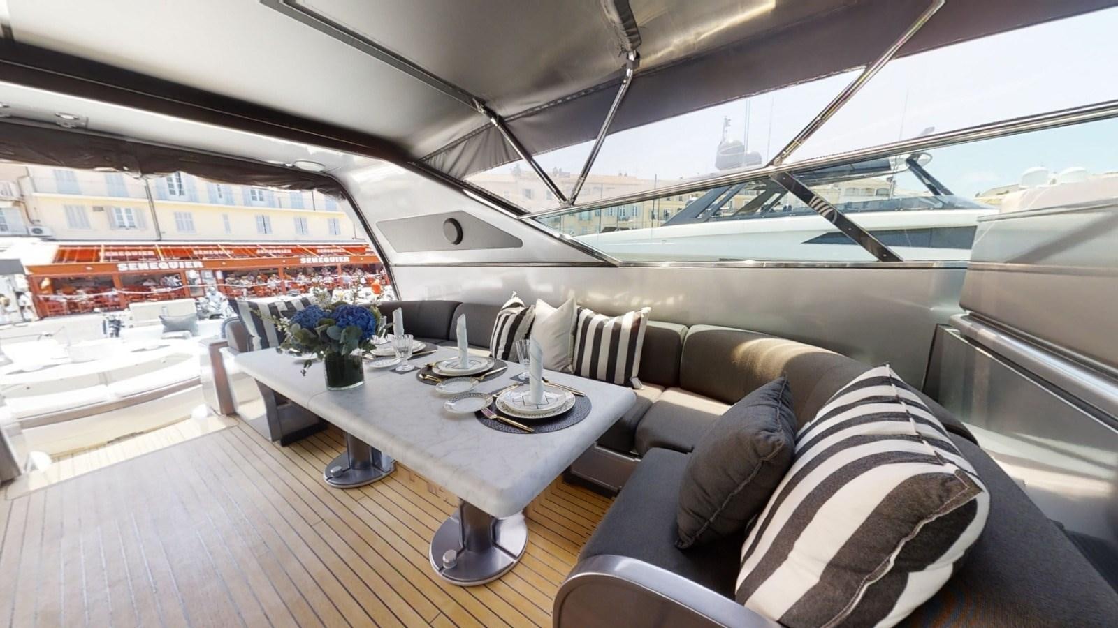 inside of a boat aboard LAUREN V Yacht for Sale