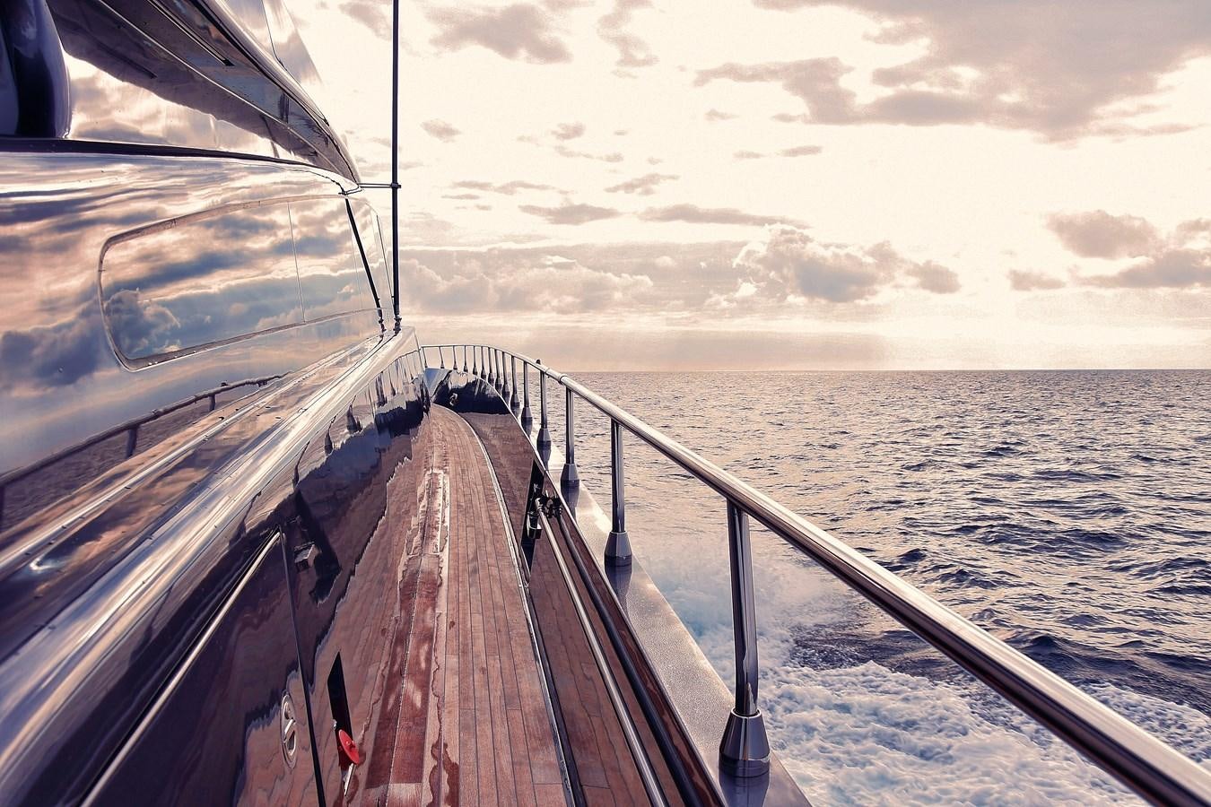 a boat on the water aboard OSE Yacht for Sale