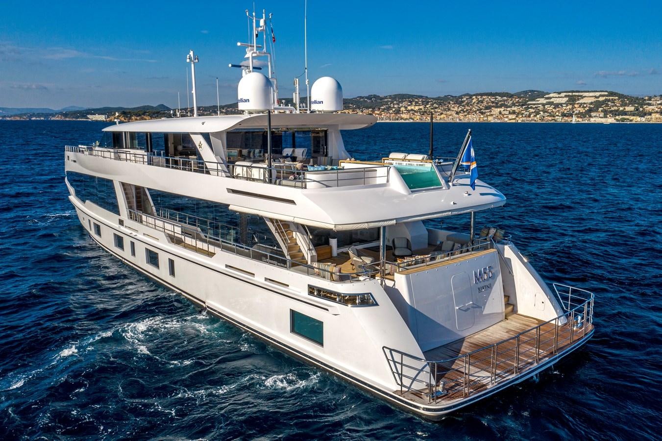 a boat on the water aboard M55 Yacht for Sale