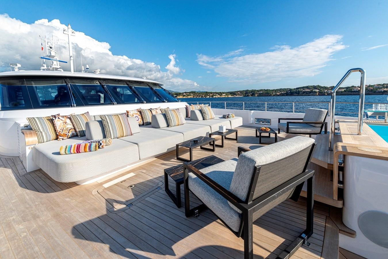 a boat on the water aboard M55 Yacht for Sale