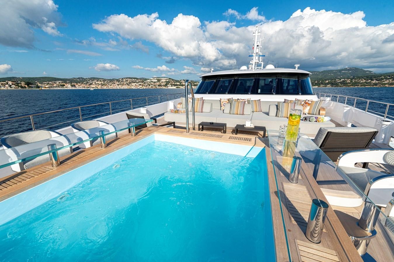 a boat on the water aboard M55 Yacht for Sale