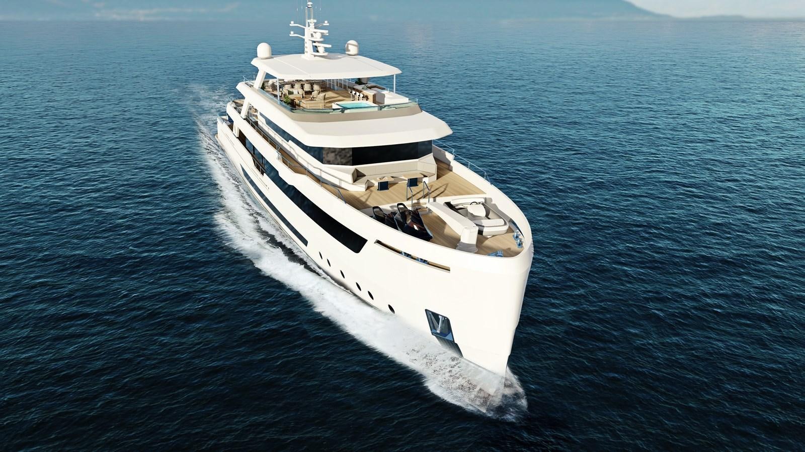 a ship in the water aboard PROJECT ARTEMIS Yacht for Sale