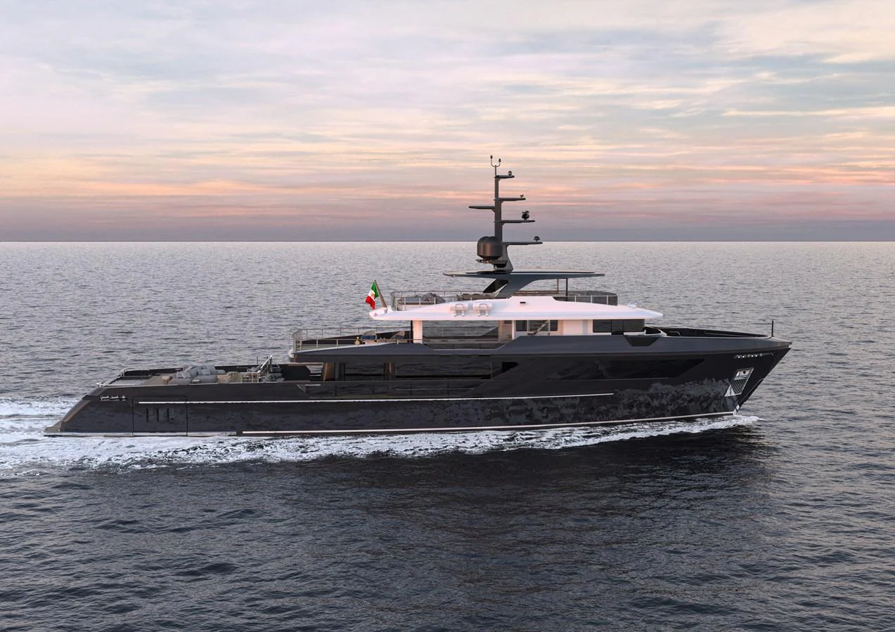 a boat in the water aboard 500EXP - SANLORENZO Yacht for Sale