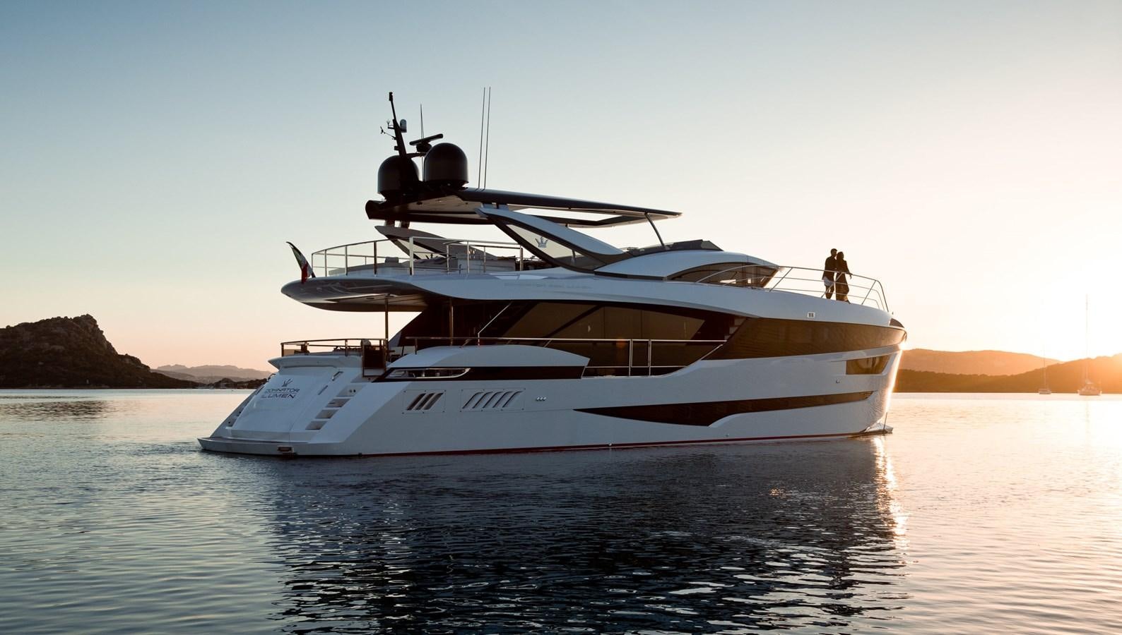 a white yacht on the water aboard YORAL Yacht for Sale