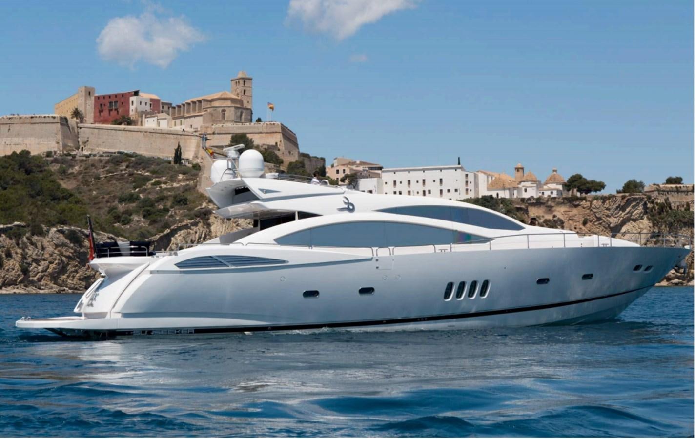 a yacht in the water aboard JAX OF IBIZA Yacht for Sale