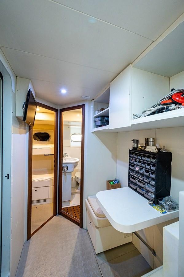 a bathroom with a sink and a toilet aboard FERRETTI Yacht for Sale