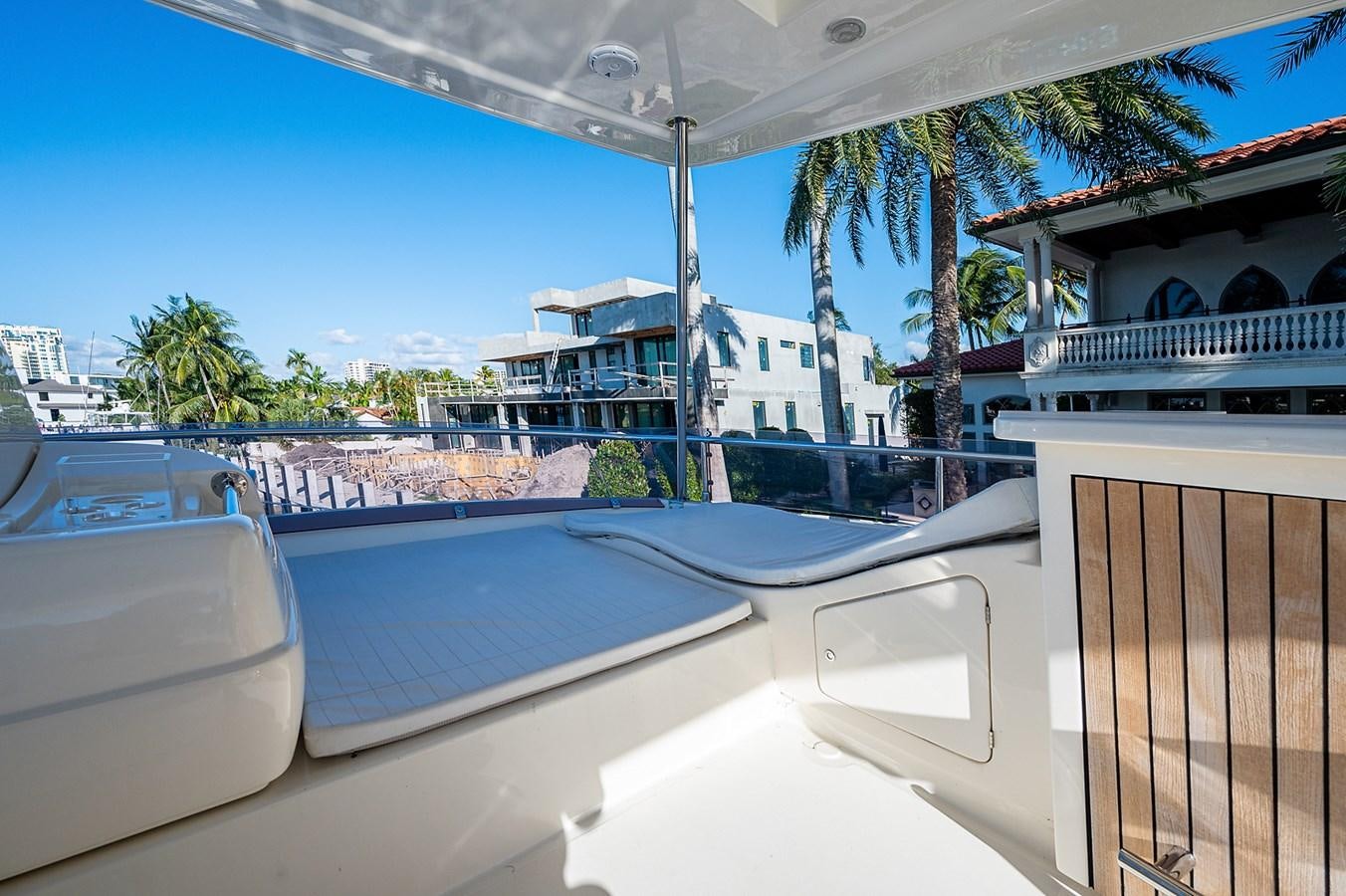 a view of a boat from the deck of a boat aboard FERRETTI Yacht for Sale