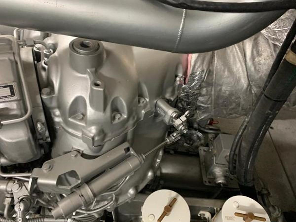 a close-up of a car engine aboard 2008 ARNO LEOPARD Yacht for Sale