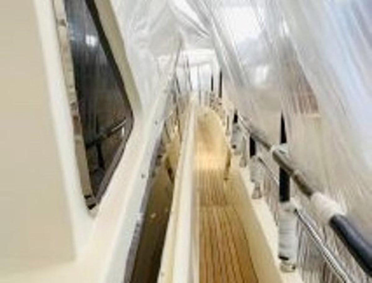 a blurry image of a building aboard 2008 ARNO LEOPARD Yacht for Sale