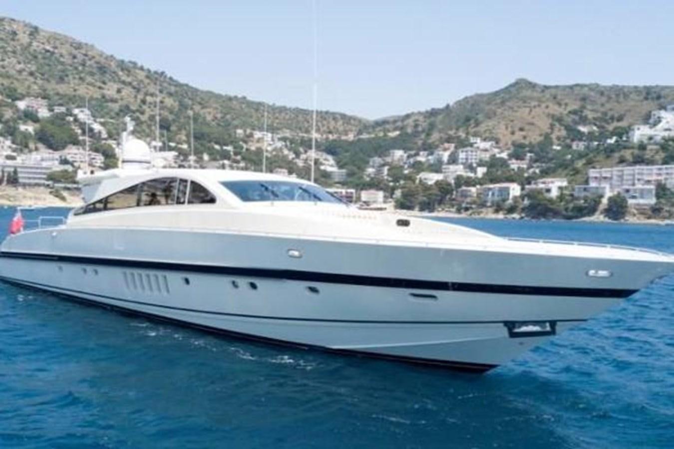 a white yacht in the water aboard 2008 ARNO LEOPARD Yacht for Sale