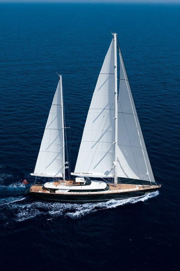 a sailboat on the water aboard ENTERPRISE Yacht for Sale