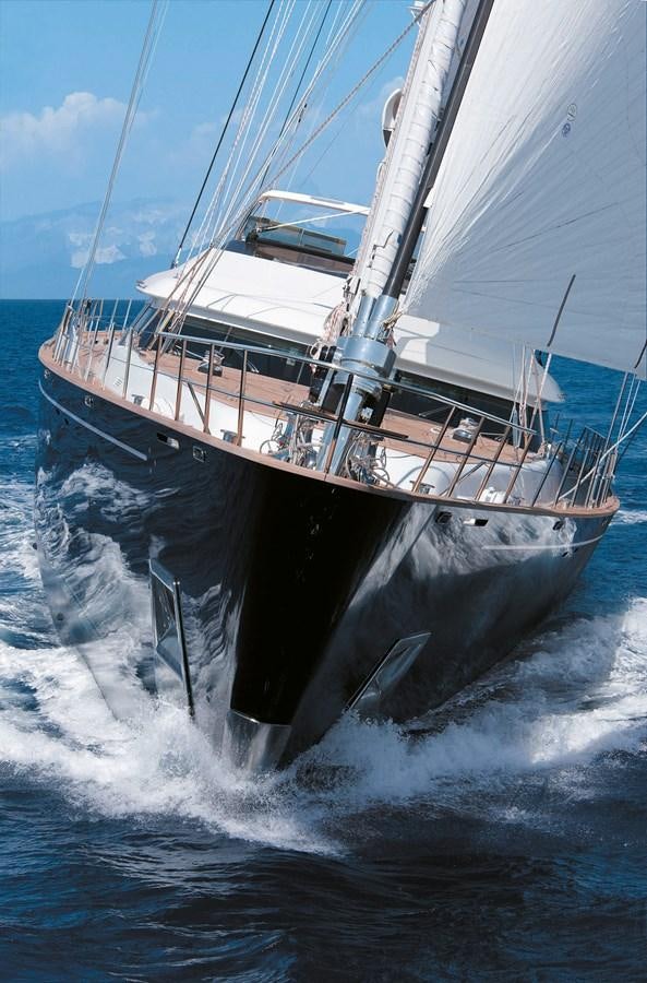 a boat on the water aboard ENTERPRISE Yacht for Sale