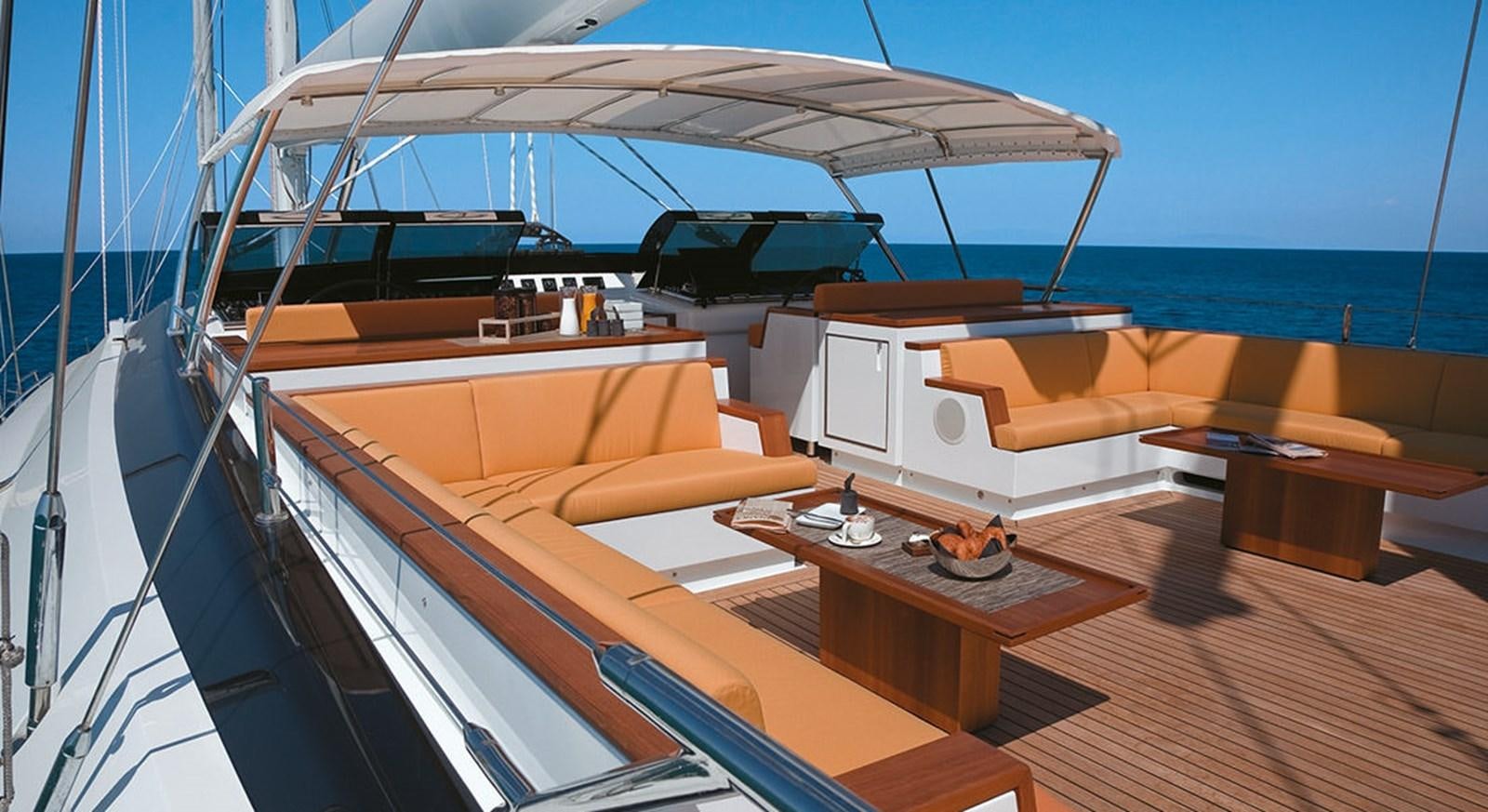 a boat on the water aboard ENTERPRISE Yacht for Sale