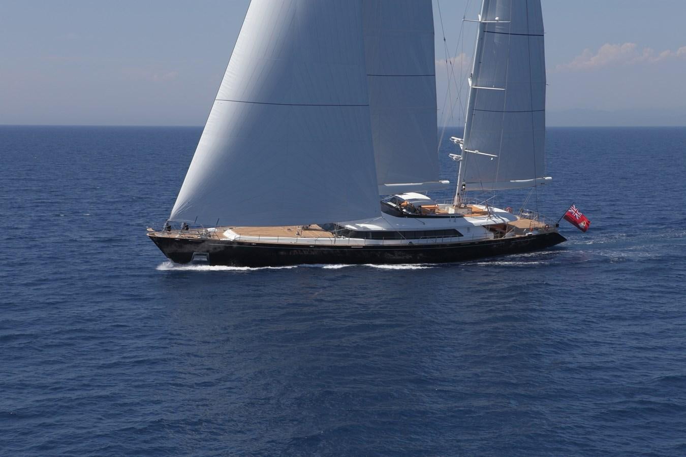 a sailboat on the water aboard ENTERPRISE Yacht for Sale