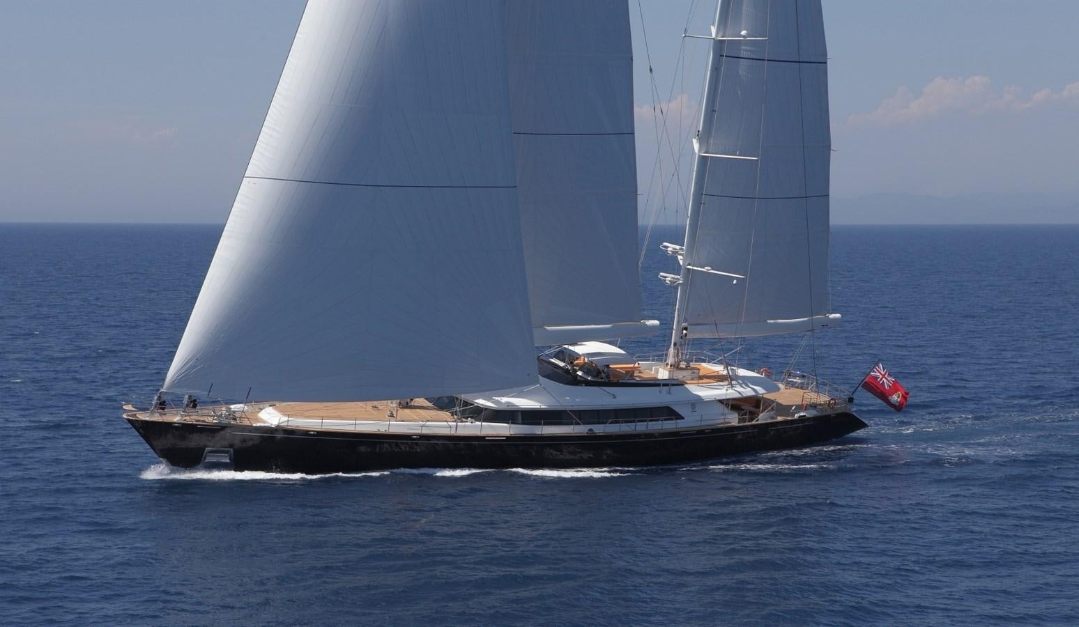 a sailboat on the water aboard ENTERPRISE Yacht for Sale