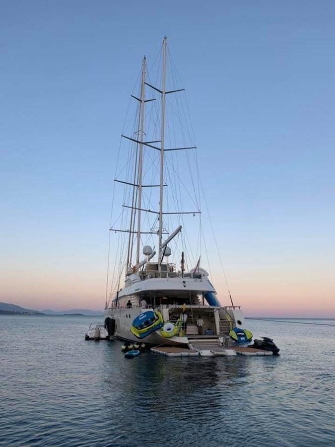 a sailboat on the water aboard ARESTEAS Yacht for Sale