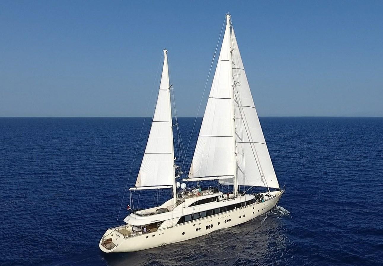 a sailboat in the water aboard ARESTEAS Yacht for Sale
