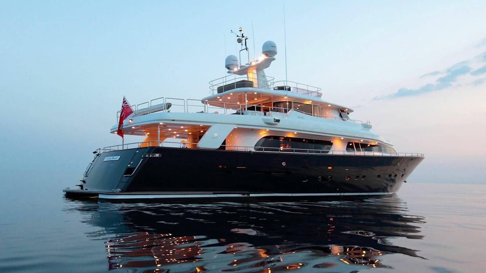 a boat on the water aboard LADY SOUL Yacht for Sale