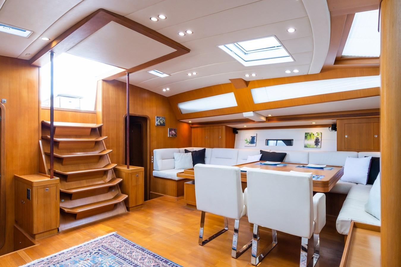 a room with a desk and a chair aboard SHADOW Yacht for Sale