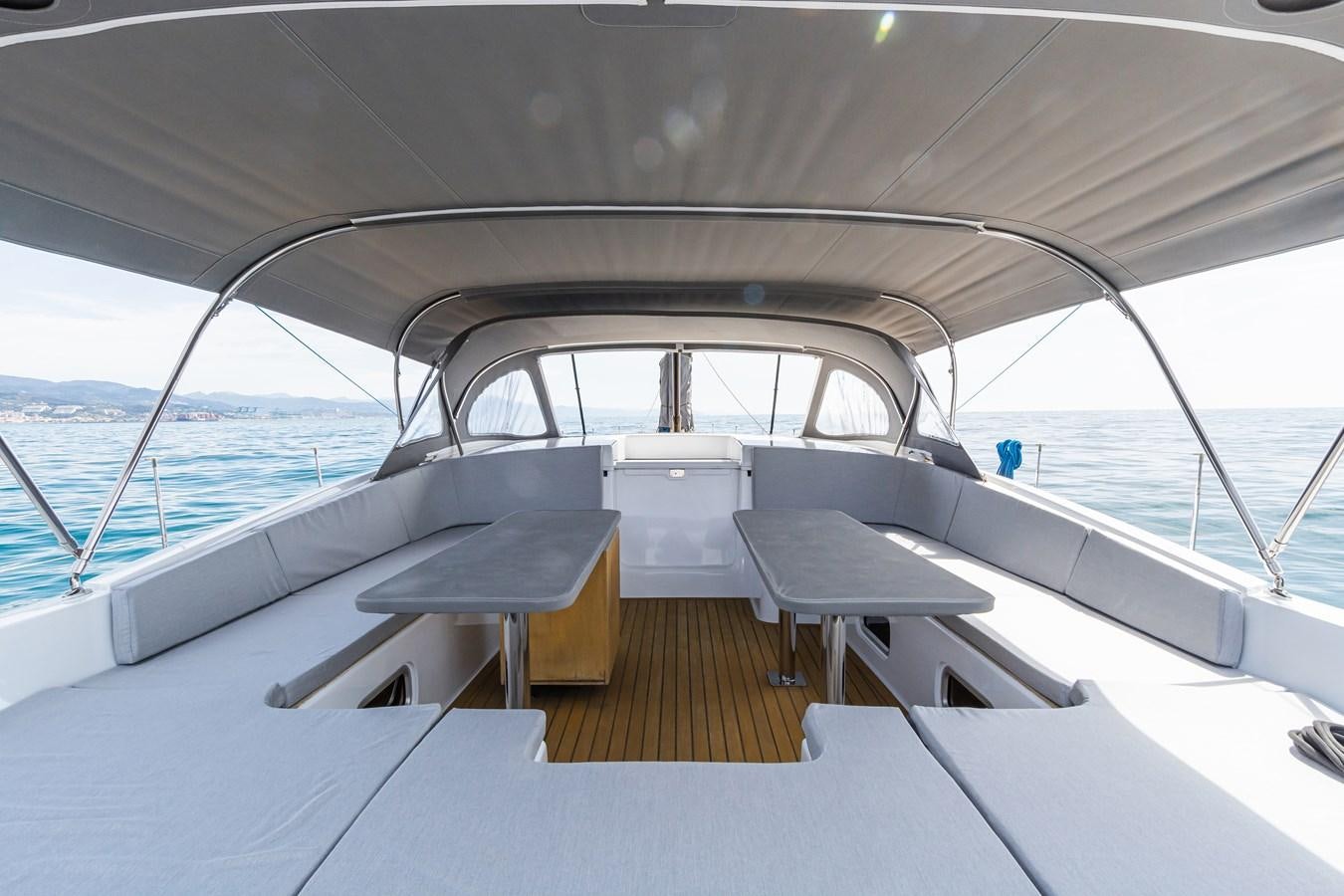 inside of a boat aboard SHADOW Yacht for Sale