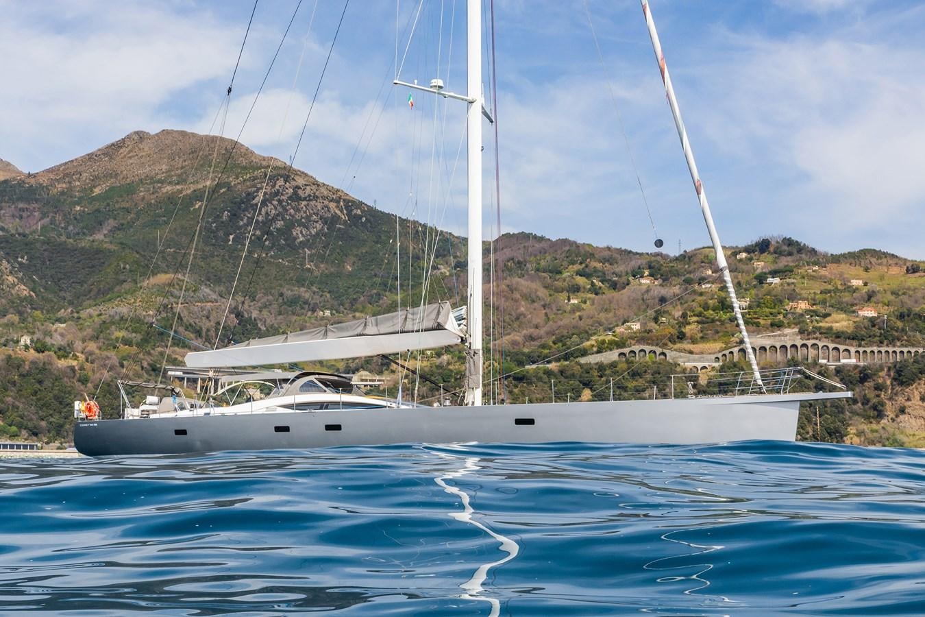 a boat on the water aboard SHADOW Yacht for Sale