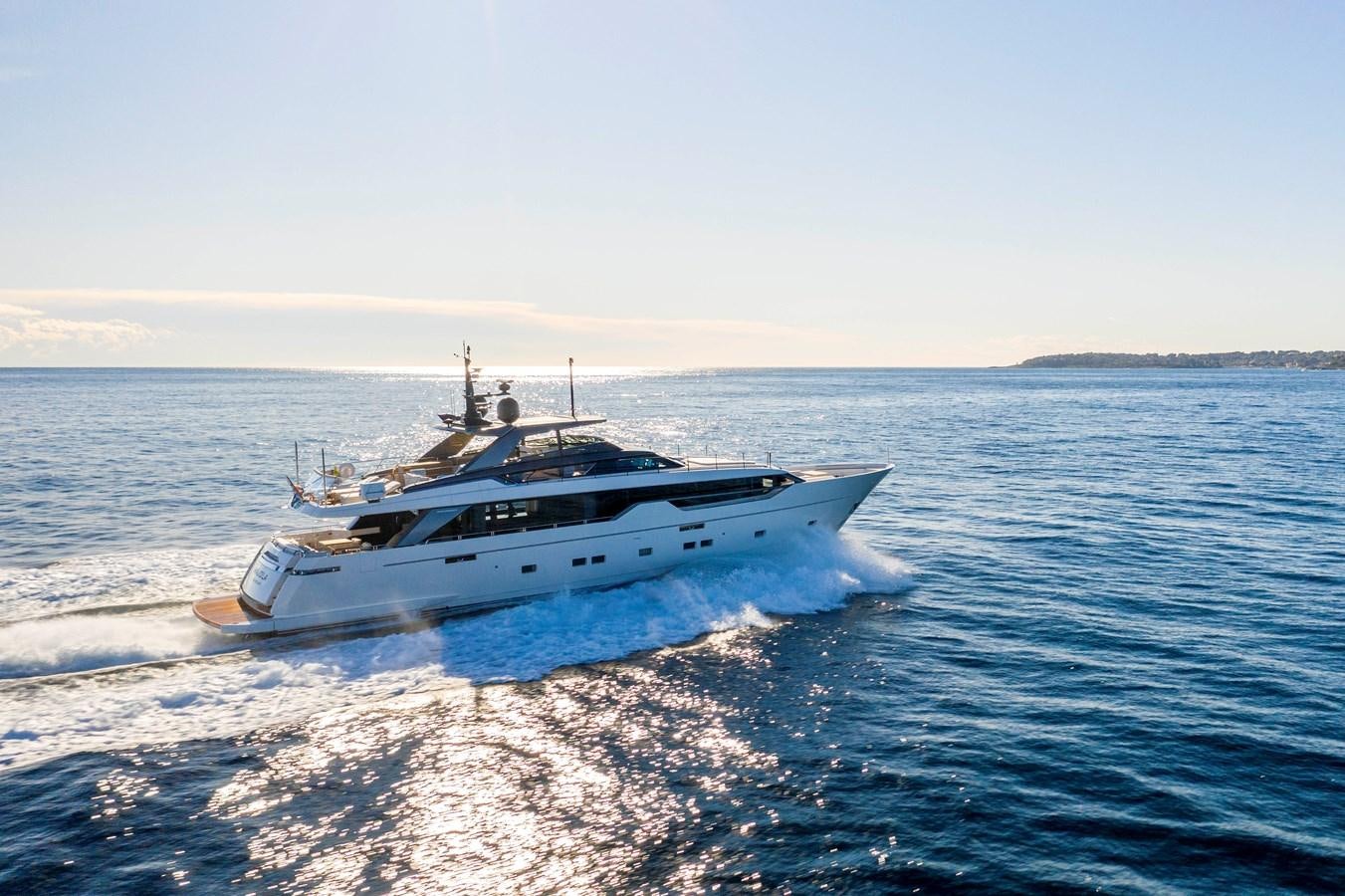 a boat in the water aboard AMWAJ Yacht for Sale