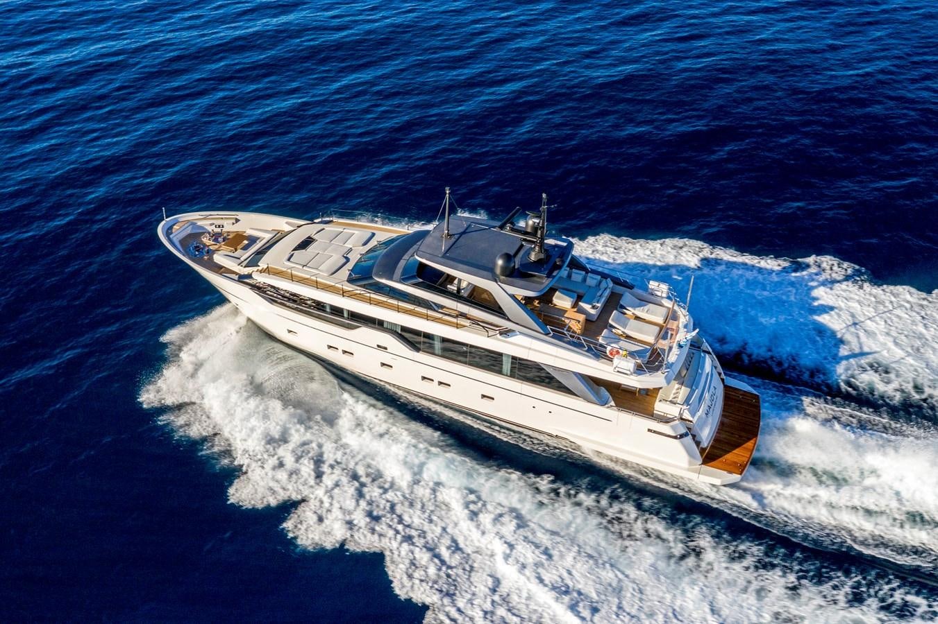 a ship on the water aboard AMWAJ Yacht for Sale