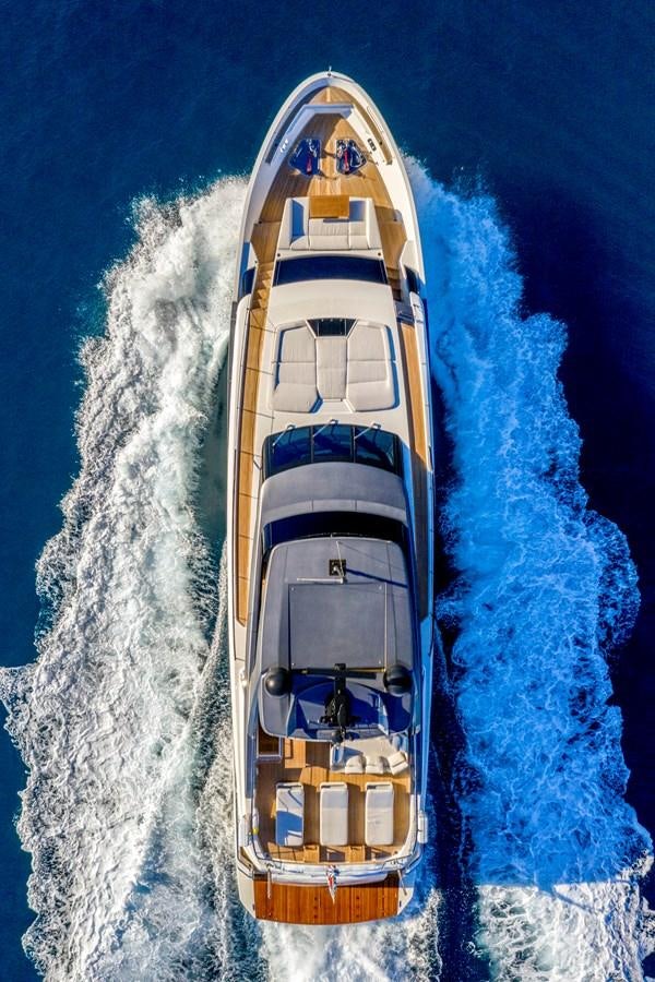 a boat in the water aboard AMWAJ Yacht for Sale