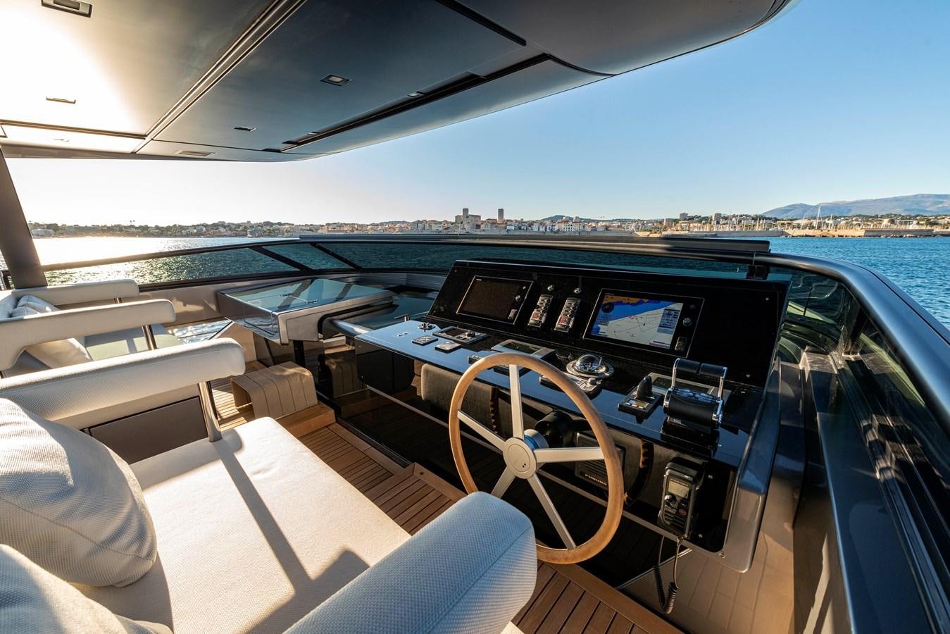inside of a boat aboard AMWAJ Yacht for Sale
